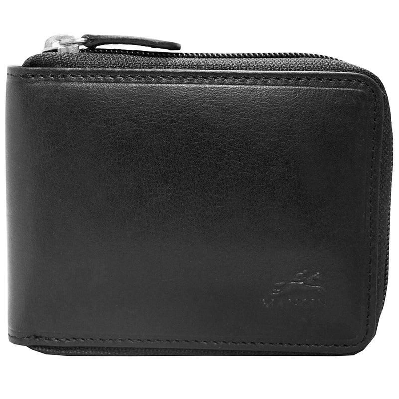 MANCINI PORTEFEUILLE EN CUIR ZIPPÉ BOULDER COLLECTION