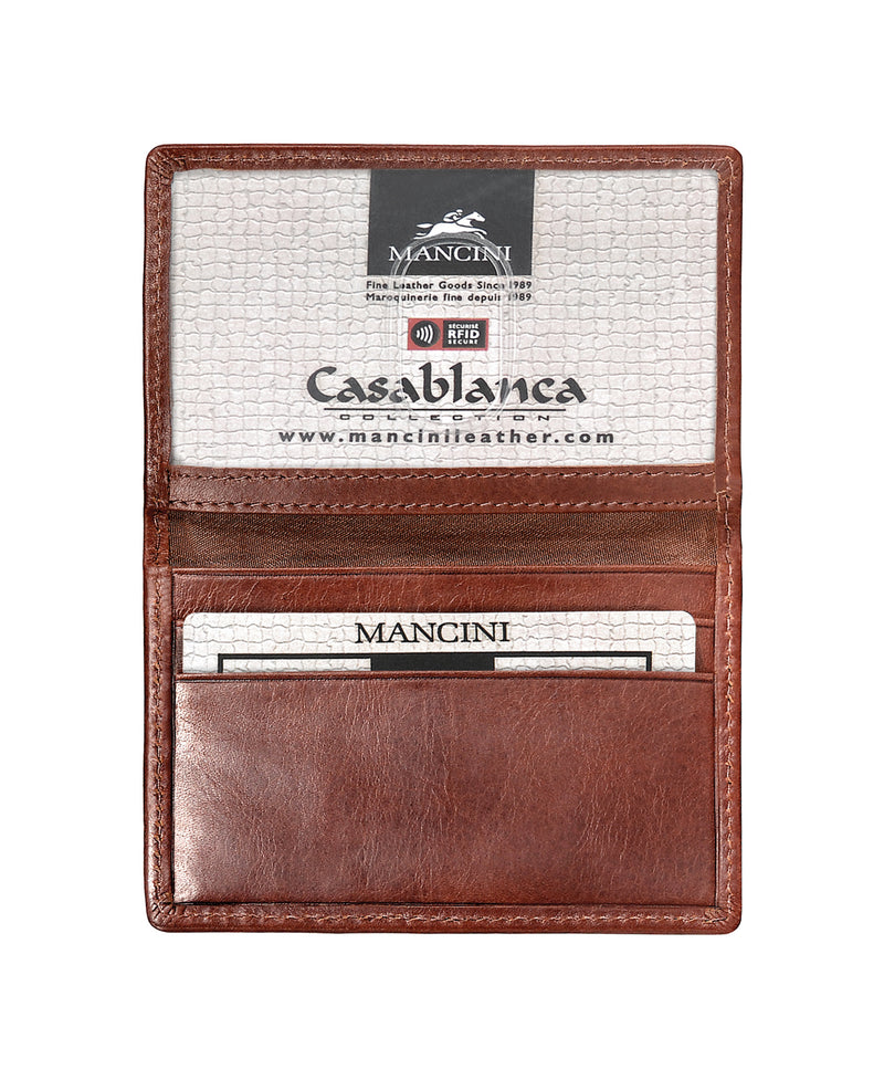 MANCINI PORTEFEUILLE EN CUIR ZIPPÉ CASABLANCA COLLECTION