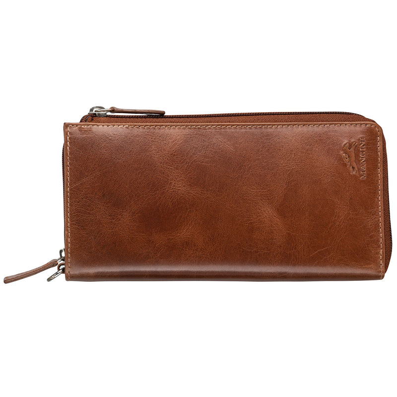 PORTEFEUILLE CLUTCH EN CUIR MANCINI COLLECTION CASABLANCA