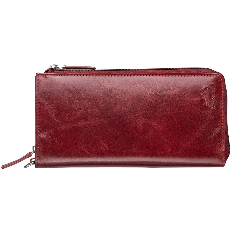 PORTEFEUILLE CLUTCH EN CUIR MANCINI COLLECTION CASABLANCA