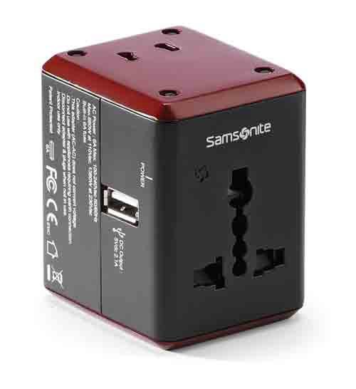 SAMSONITE ADAPTATEUR UNIVERSEL AVEC USB