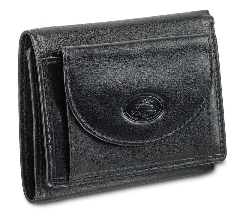 POCHETTE À MONNAIE EN CUIR MANCINI COLLECTION EQUESTRIAN